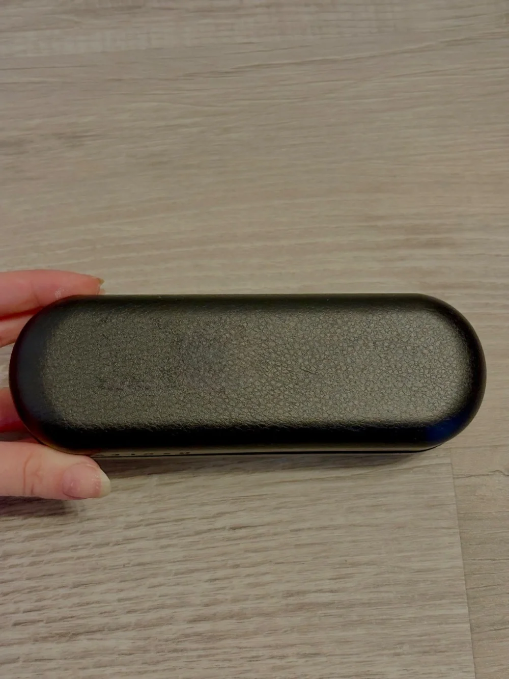 Oakley Glasses Hard Clamshell Case Black Faux Leather Sunglasses Eyeglasses Read